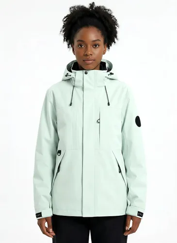 Vista 7 de Chaqueta de esquí, chaqueta de snowboard, impermeable y resistente al viento invierno con capucha chaqueta de escalada