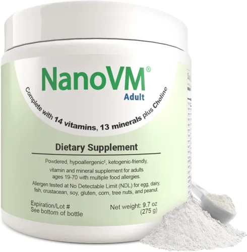 Vista 11 de 1-3 años, multivitamínico sin alérgenos para niños, suplemento dietético sin sabor, suplemento en polvo con 14 vitaminas y 13 minerales, vitaminas