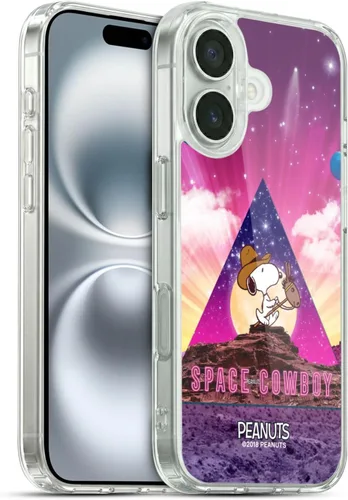 Vista 134 de Head Case Designs Funda de gel con licencia oficial de Peanuts Nebula Cactus Needles Snoopy Space Cowboy [protección de grado militar] compatible