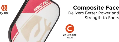Vista 15 de Onix Evoke Pro Pickleball Paddle Rojo - Evoke Pro