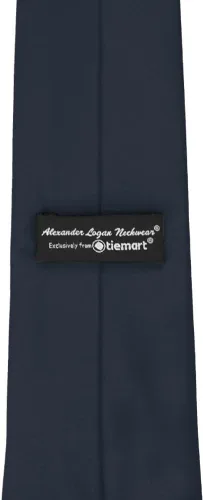 Vista 408 de tiemart Corbata de color sólido para hombre Longitud estándar