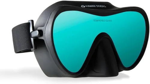 Vista 4 de Hawaii Divers Deep Sea Mirrored Adult Scuba Set - Includes Mask, Snorkel, Fins, Carry Bag