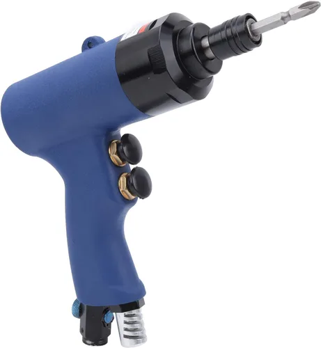 Vista 8 de Pistola de destornillador neumática, herramienta de impacto de aire resistente con interruptor CW CCW, estructura de martillo doble para taladrar