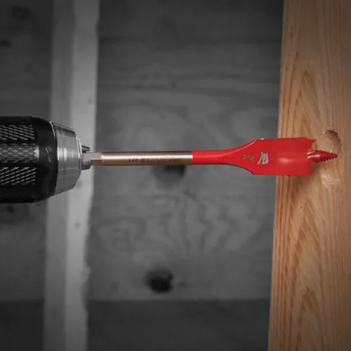 Vista 4 de Diablo Broca de pala para madera - Diseño Speed-TIP - Diámetro de 1-1/2", Longitud de 4", Vástago hexagonal de 1/4" - DSP1090