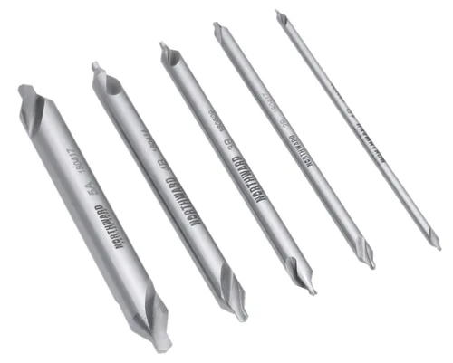 Vista 7 de Accusize - Juego de brocas centrales largas, #1-#5, 3/64"-3/16", 5-Pc, M2 HSS, 3560-1001 4.0 in OAL, Acero de Alta Velocidad M2, Estilo Liso
