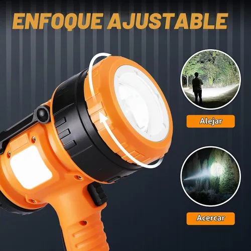 Vista 2 de EverBrite - Foco recargable con zoom, linterna LED de 1200 lúmenes
