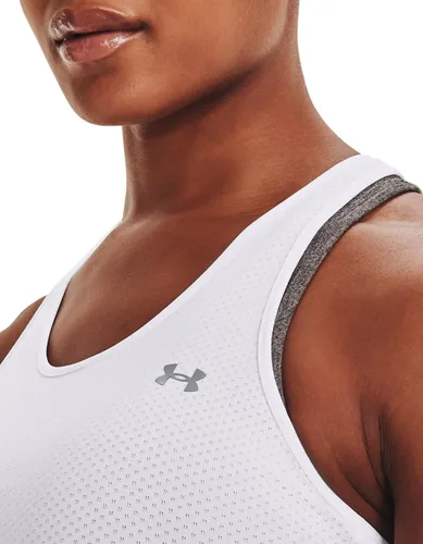 Vista 3 de Under Armour - Camiseta sin mangas HeatGear Racer para mujer