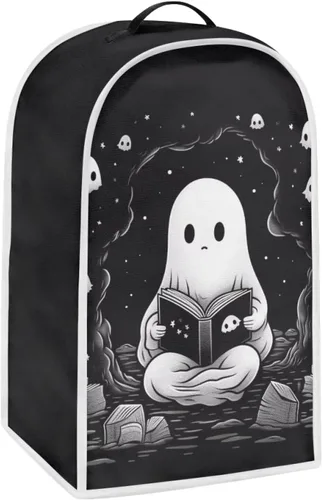 Vista 2 de TODIYADDU Funda negra para licuadora de fantasma, portátil, compatible con la mayoría de los electrodomésticos de cocina, a prueba de polvo, cocina