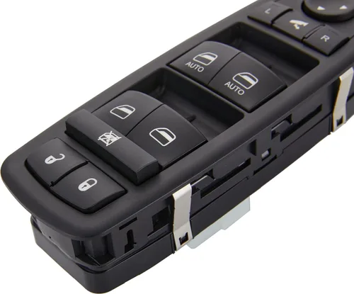 Vista 5 de Interruptor de ventana eléctrica. 11 pines de metal. Se ajusta para 2014-2018 Jeep Grand Cherokee. 68184803AC. Interruptor maestro de control