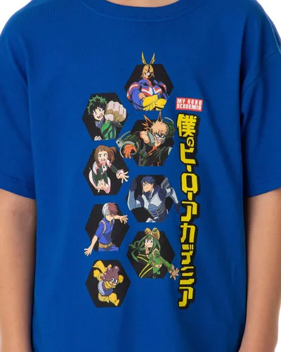 Vista 2 de My Hero Academia All Might And Students - Camiseta gráfica de anime para niños
