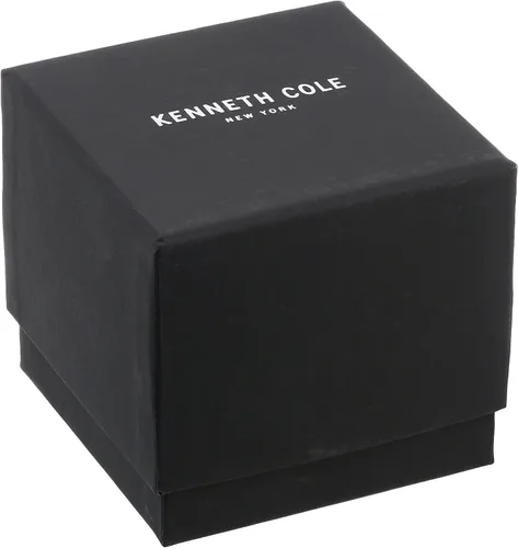 Vista 3 de Kenneth Cole New York - Reloj de vestir de cuarzo clásico de acero inoxidable y cuero para mujer