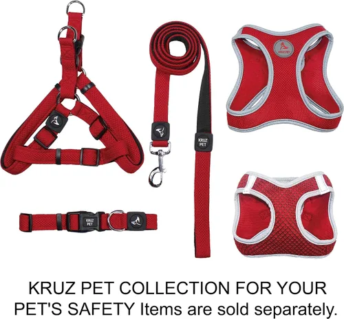 Vista 7 de Kruz Collar de perro para perros pequeños (ancho - 5/8 pulgadas, cuello - 8-12 pulgadas) banda ajustable para el cuello para mascotas con acolchado