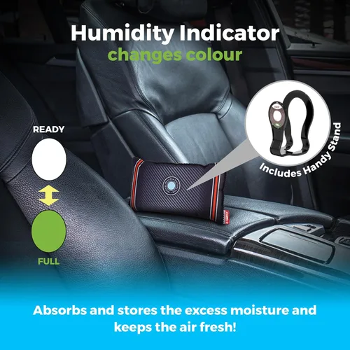 Vista 4 de Zarpax Deshumidificador de coche Mega Pack – Absorbe la humedad y la condensación – 100% a prueba de fugas – Reutilizable (2.2lbs/1kg)