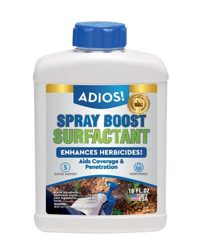 Vista 8 de Adios! Spray Boost Surfactant para herbicidas – Hace 25 galones para rociar malezas y césped – Ayuda a usar menos producto y mejorar el rendimiento