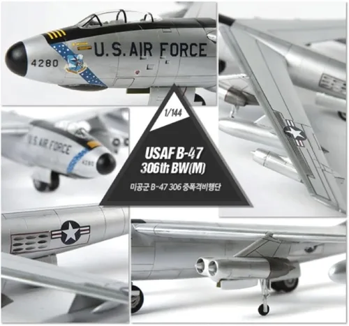 Vista 2 de Academy 1: 144 - Boeing B-47 Stratojet