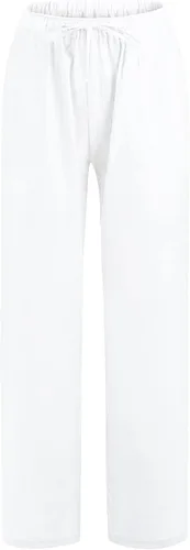Vista 4 de Pantalones de yoga de cintura alta, color sólido, pantalones casuales de verano, pantalones de yoga para exteriores, básicos, ligeros, acampanados
