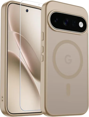 Vista 185 de SUPFINE Funda magnética para Google Pixel 10 Pro XL con protector de pantalla (imanes integrados) (protección contra caídas de grado militar)