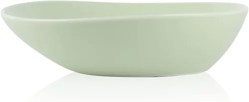 Vista 11 de Stone Lain Delilah Honeydew Green - Juego de platos de porcelana de 6 piezas, cuencos de cocina para cenas diarias, sopas, ensaladas, pasta