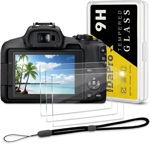 Vista 17 de iDaPro 2 protectores de pantalla para Canon EOS R1/EOSR1 + [2 piezas] Protector de pantalla de vidrio superior, vidrio templado, dureza 9H