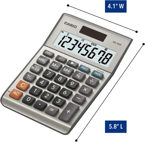 Vista 12 de Calculadora de escritorio Casio MS-80B de funciones estándar