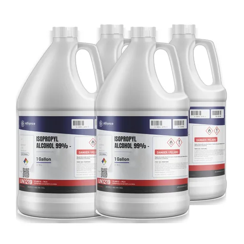 Vista 3 de Alcohol isopropílico 99% - Botella de 1 cuarto de galón - Alcohol concentrado de alta pureza para una limpieza eficaz - Secado rápido, IPA de origen