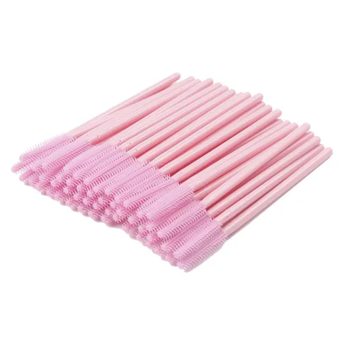 Vista 10 de Bihrtc - Paquete de 100 cepillos desechables de silicona para rímel de pestañas