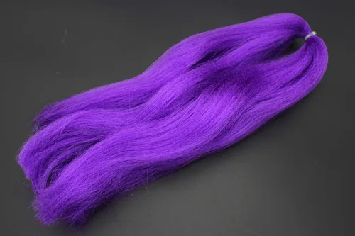 Vista 6 de Tigofly 16 Colores Fibra Sintética Grande Hank Super Pelo Mosca Atado Bucktail Jig Señuelo Hacer Materiales 8 colores claros