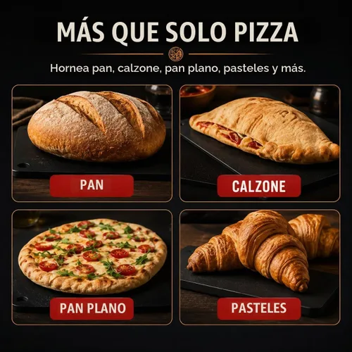 Vista 9 de Hisencn Acero para hornear piedra de pizza cuadrada de 13 x 13 pulgadas