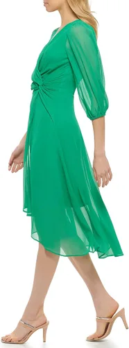Vista 2 de DKNY Vestido de manga larga con mangas globo