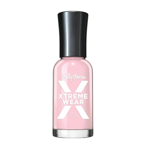 Vista 252 de Sally Hansen Xtreme Wear Esmalte de uñas sin rayas, acabado brillante, duradero, resistente a las astillas, transparente, color de uñas plateado 130