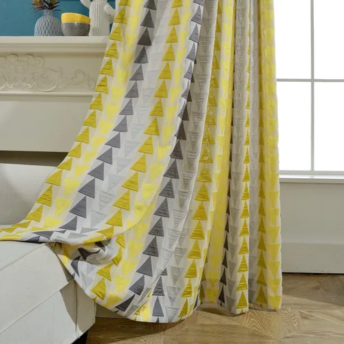 Vista 11 de VOGOL - Cortinas Boho, cortinas de ventana con aislamiento térmico y ojales para dormitorio y sala de estar, juego de 2 paneles, 52 x 63 pulgadas