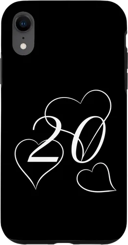 Vista 8 de iPhone 15 Vintage 20 years old with three big hearts Case