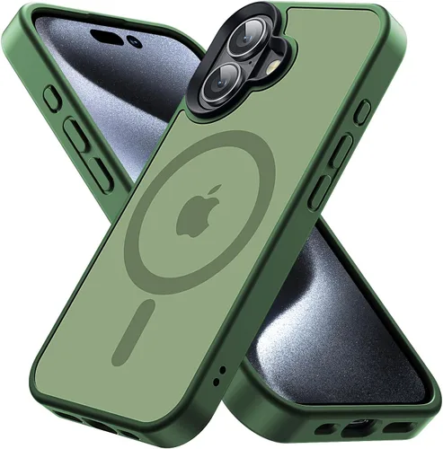 Vista 38 de Funda para iPhone 11, funda magnética con función atril [protección de grado militar] y [compatible con MagSafe], funda protectora delgada