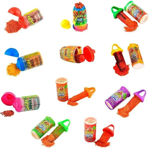 Vista 8 de Mezcla de dulces mexicanos Lucas (14 unidades) Variedad de agrios, dulces, picantes, incluye Lucas Skwinkles, Pelucas, Lucas Muecas, Baby Lucas