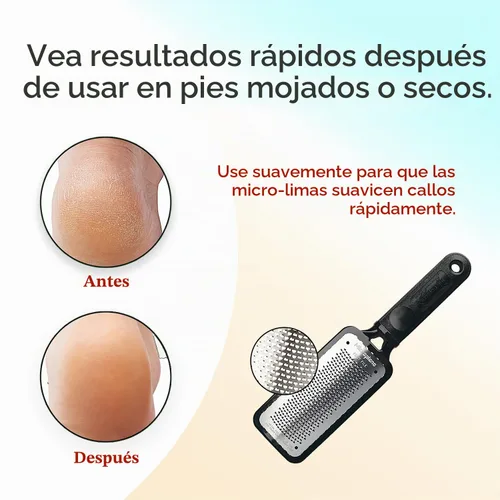 Vista 5 de Escofina para pedicura Microplane, tamaño gigante, Negro