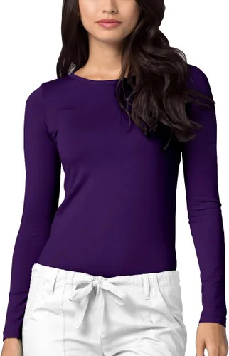 Vista 42 de Adar Underscrubs para Mujeres - Camiseta Underscrub de Manga Larga Comfort Aguamarina (Aquamarine)
