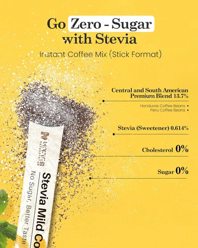 Vista 2 de NATUREDREAM Café coreano sin azúcar (30 barritos) - Paquetes de café instantáneo portátil de una sola porción con crema. Mezcla de café saludable