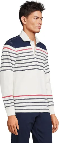 Vista 4 de Lands' End mens Long Sleeve Rugby Shirt