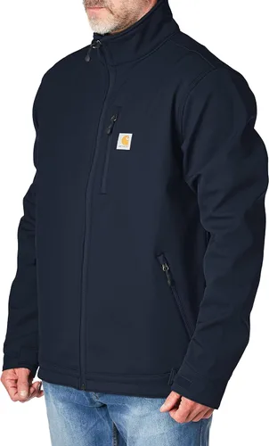 Vista 2 de Carhartt Rain Defender - Chaqueta de softshell para hombre, ajuste relajado