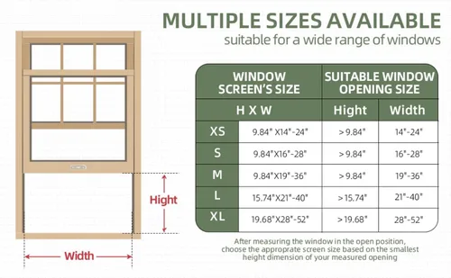 Vista 2 de FLYZZZ - Protector ajustable, deslizable y expansible para ventanas con marco de aluminio con dos modos de colocación, horizontal