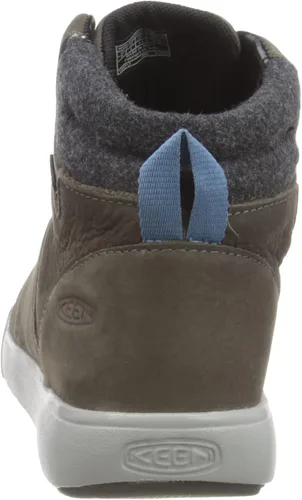 Vista 3 de KEEN Botas de tobillo impermeables Elle de invierno de altura media con aislamiento para mujer, NegroMagneto