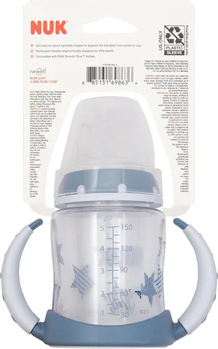 Vista 8 de NUK Vaso pequeño Tritan para aprendices, 5 onzas, 6+ meses (paquete de 2)