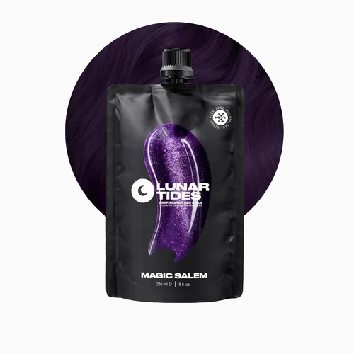 Vista 38 de Lunar Tides - Color de cabello semipermanente (43 colores) (Violeta oscuro, 4 onzas líquidas)