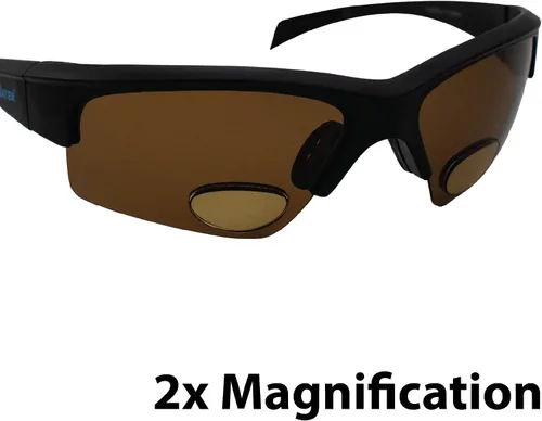Vista 8 de Global Vision BluWater - Lentes de sol bifocales polarizados para hombres y mujeres, lentes de pesca con bifocales +2.0 de aumento con montura negra