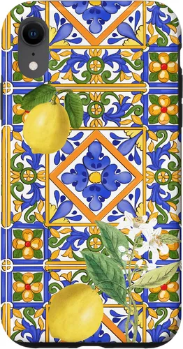 Vista 25 de Sicilian,Italian,Summer,Tiles,Citrus,Mosaic,Majolica Art Case for iPhone 17