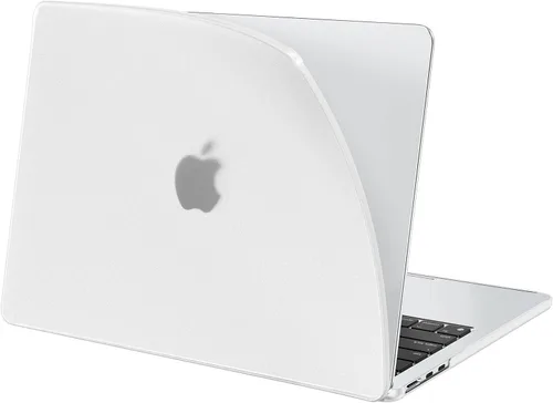 Vista 14 de BlueSwan Funda flexible para MacBook Air de 15 pulgadas, M5 M4 M3 M2 2026 Blanco congelado