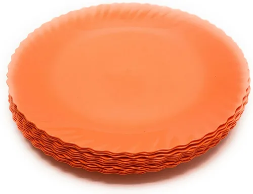 Vista 13 de Mintra Home Colección Curly (Plato de 9.75 pulgadas - 12 piezas, Azul)