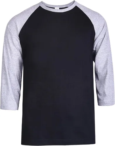 Vista 29 de TOP PRO Camiseta de béisbol casual con manga raglán 3/4 para hombre