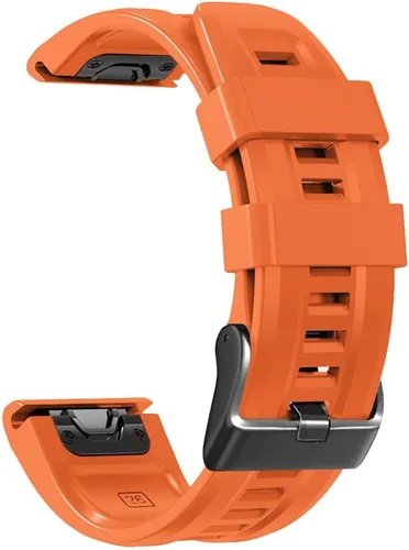 Vista 11 de REYDA Correa de silicona compatible con Garmin Fenix 7X/7X Pro/6X/6X Pro/5X/5X Plus/3/3 HR, 1.024 in, ajuste rápido, pulsera de silicona suave
