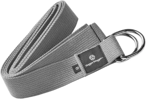 Vista 7 de Hugger Mugger Correa de yoga de algodón con anillo en D, algodón súper fuerte, hebilla de anillo en D de metal, múltiples longitudes disponibles